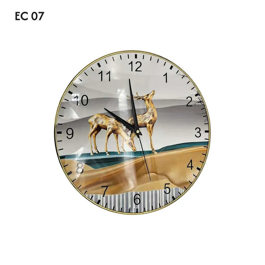 abstract art wall clock | wall art clocks