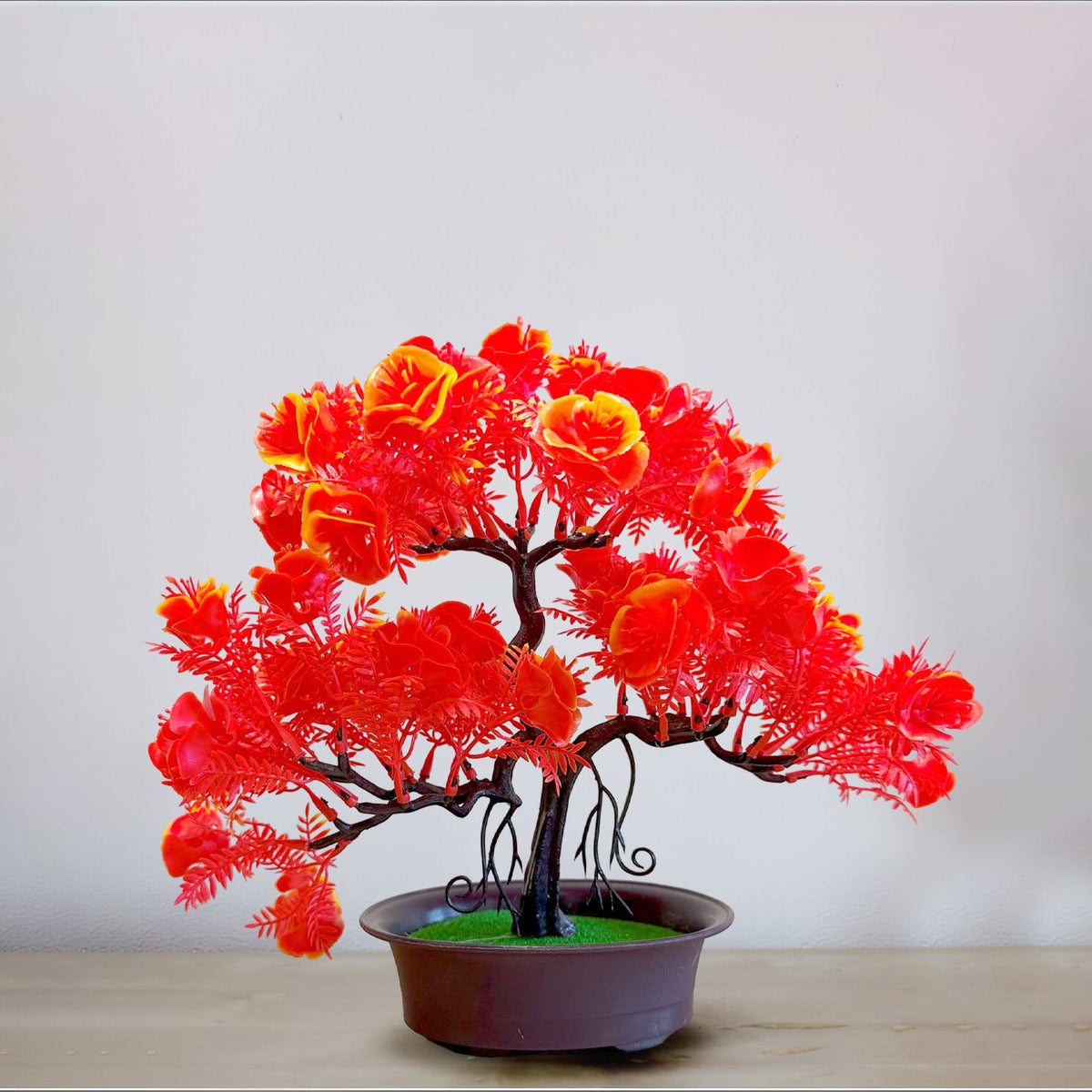 Artificial Flowering Bonsai Trees in Pots – Pack of 2 or 3, Assorted Colours - photo 11