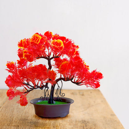 Artificial Flowering Bonsai Trees in Pots – Pack of 2 or 3, Assorted Colours - photo 17