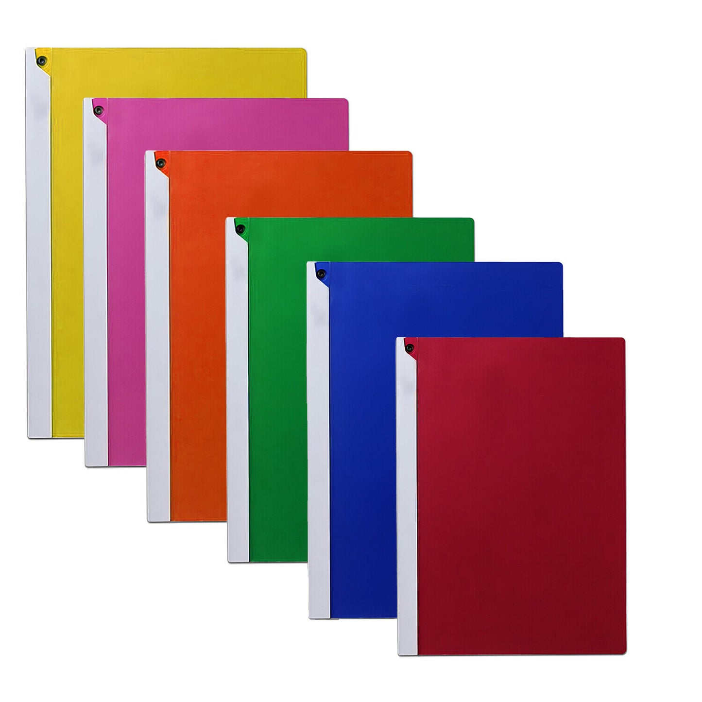 A4 Paper File Organizer Report Cover Rotation Slide Folder ~1116