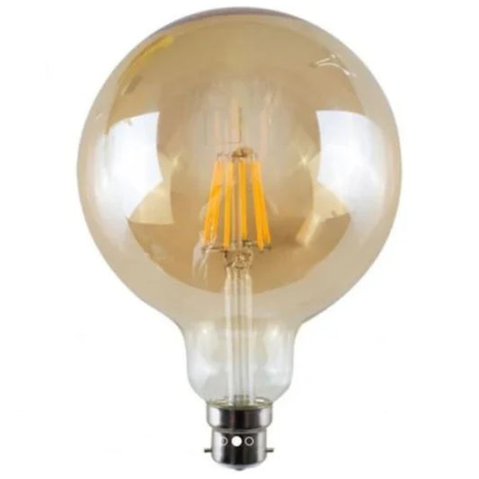 light bulbs - G 80-125W LED Bulb B22/E27 Dimmable Amber Glass ~