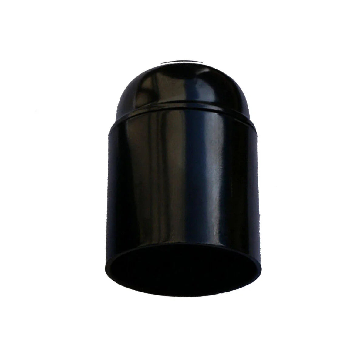 Plain Bakelite E27 Lamp Holder – Optional Cord Grip, Packs - Holder Only, Black, Single