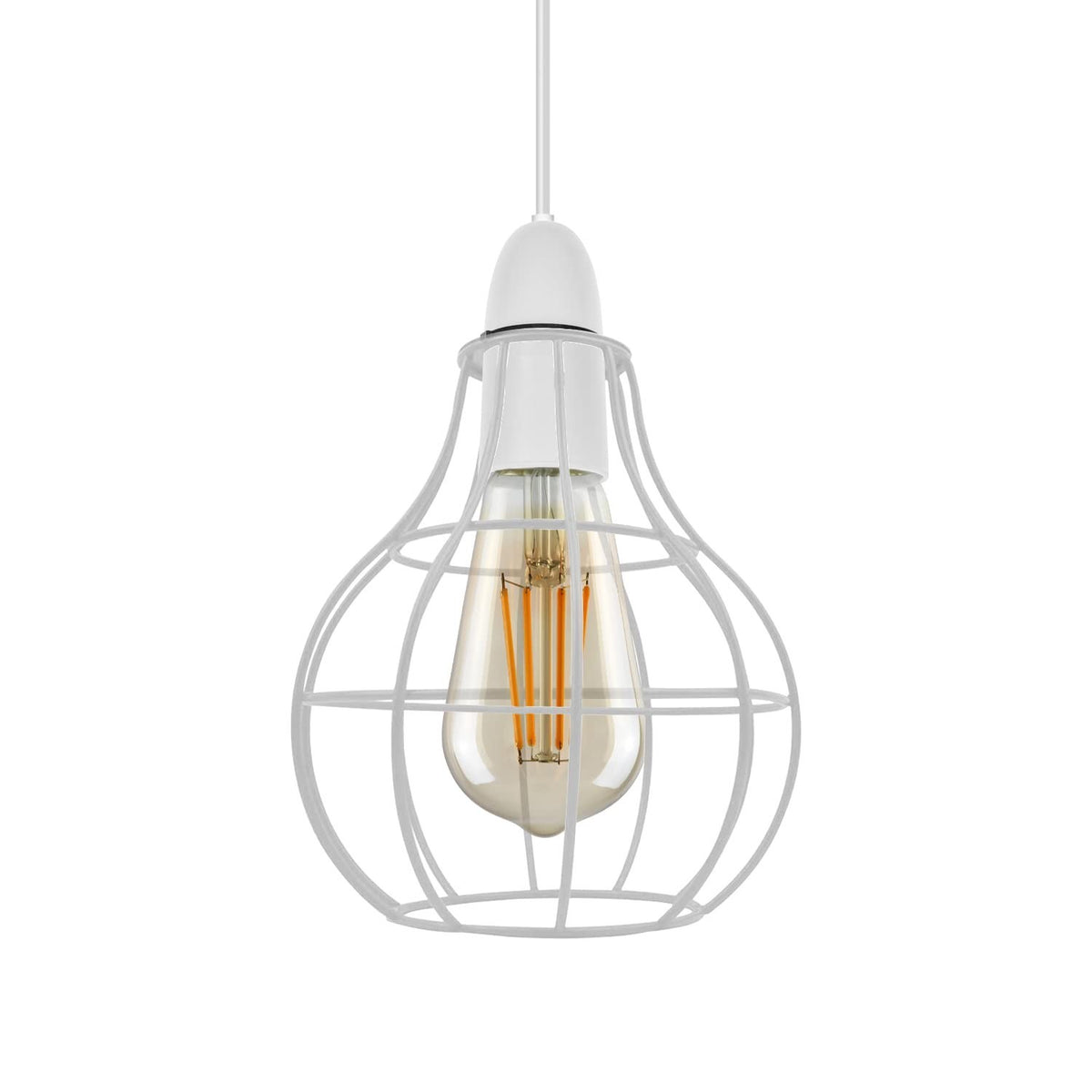 Balloon Wire Cage Lamp Shade – Easy Fit, 6 Colours - photo 9