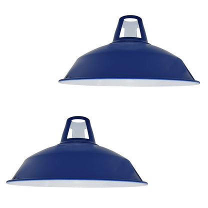 Slotted Barn Lamp Shade 30 cm – Easy Fit, 23 Colours - photo 23