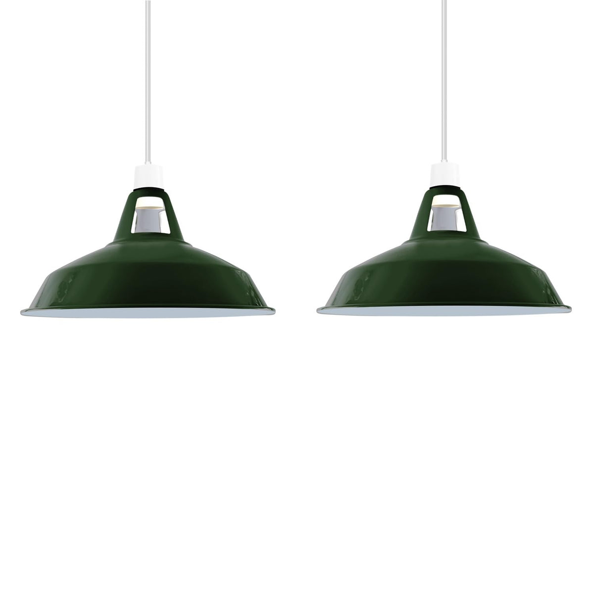 Slotted Barn Lamp Shade 30 cm – Easy Fit, 23 Colours - photo 19