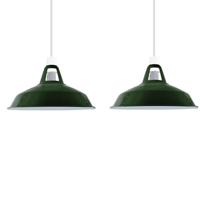 Slotted Barn Lamp Shade 30 cm – Easy Fit, 23 Colours - photo 19