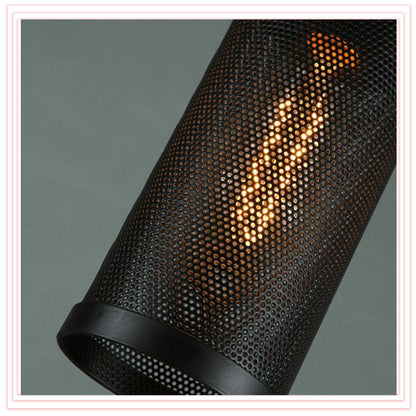 Perforated Cylinder Cage Lamp Shade – Easy Fit with Reducer Ring - photo 3