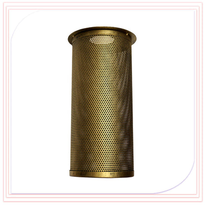 Perforated Cylinder Cage Lamp Shade – Easy Fit with Reducer Ring - photo 5
