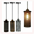 Perforated Cylinder Cage Lamp Shade – Easy Fit with Reducer Ring