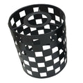 Barrel Cage Style 1 Lamp Shade – Square Cut-Out, Easy Fit, 4 Colours - with Reducer Ring, Black, Single