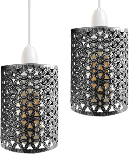 Flower Cut-Out Barrel Lamp Shade – Style 2, Easy Fit, 6 Colours - photo 9