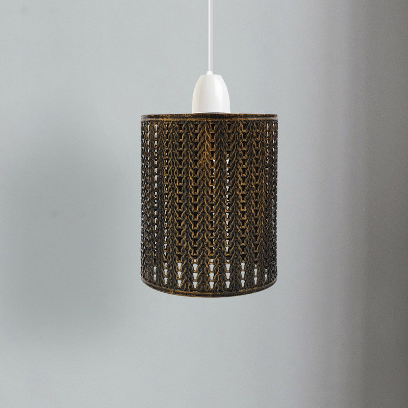 Knit Pattern Drum Lamp Shade – Style 3, Easy Fit, 6 Colours - photo 3