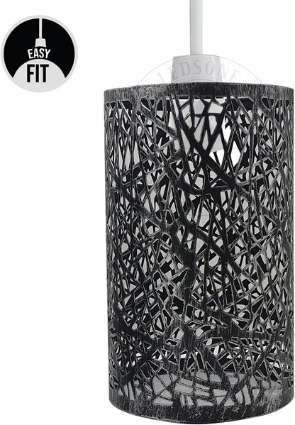 Barrel Cage Style 6 Lamp Shade – Easy Fit with Reducer Ring - photo 11