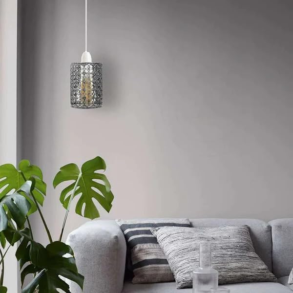 Barrel Cage Style 6 Lamp Shade – Easy Fit with Reducer Ring - photo 2