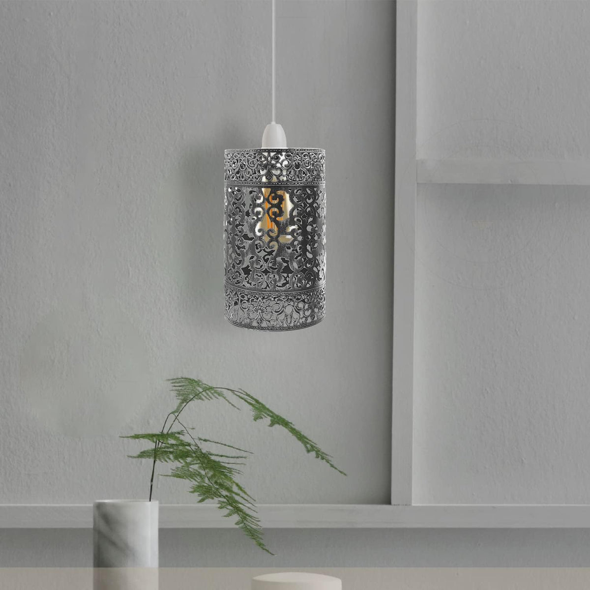 Barrel Cage Style 6 Lamp Shade – Easy Fit with Reducer Ring - photo 6
