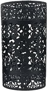 Barrel Cage Style 6 Lamp Shade – Easy Fit with Reducer Ring - Black, Standard, Single