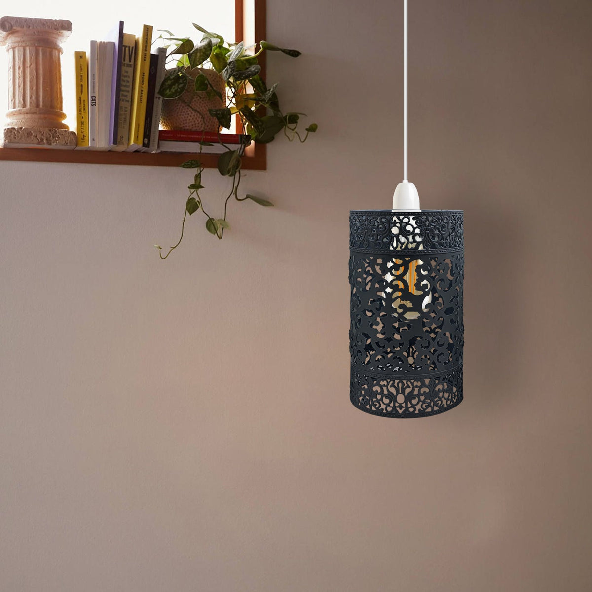 Barrel Cage Style 6 Lamp Shade – Easy Fit with Reducer Ring