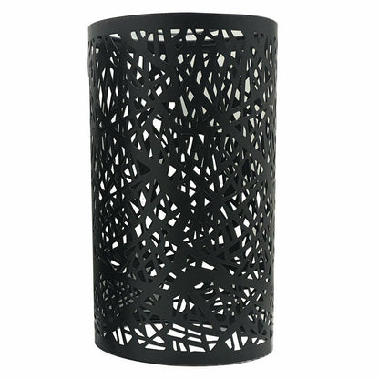 Branch Cut-Out Barrel Lamp Shade – Style 7, Easy Fit, 6 Colours - Black, with Reducer Ring, Single
