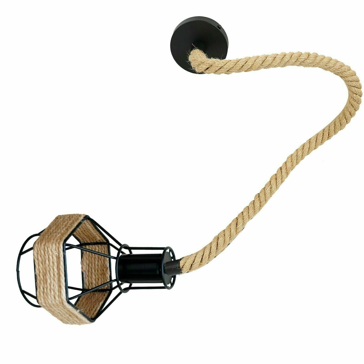 Basket Cage Lamp Shade – Easy Fit with Reducer Ring - photo 10