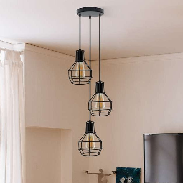 Basket Cage Lamp Shade – Easy Fit with Reducer Ring