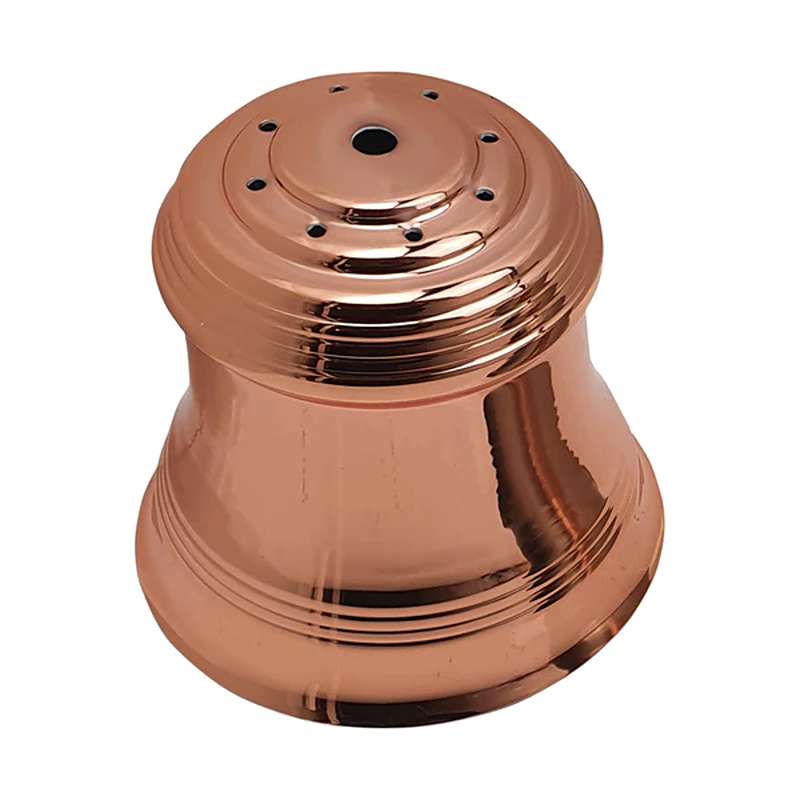 Metal Bell Lamp Shade 14 cm – Rose Gold or Satin Nickel - photo 2