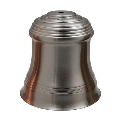 Metal Bell Lamp Shade 14 cm – Rose Gold or Satin Nickel - Satin Nickel, 14 cm, Single