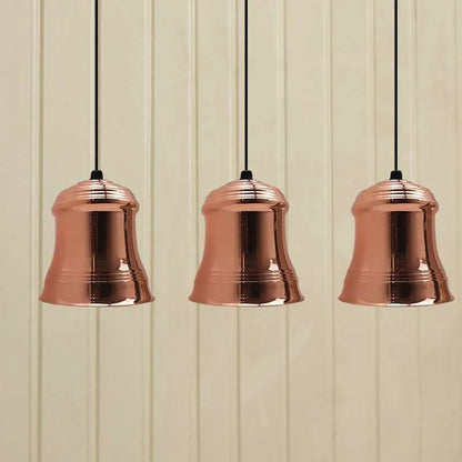 Metal Bell Lamp Shade 14 cm – Rose Gold or Satin Nickel
