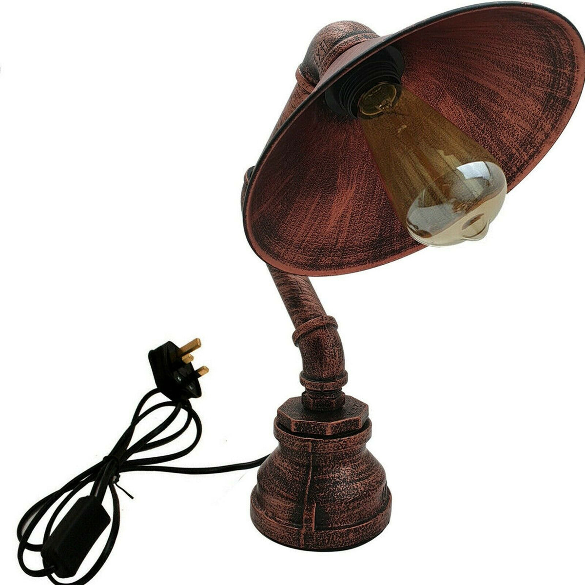 Best Steampunk Lamp Industrial Desk Table Light - photo 9
