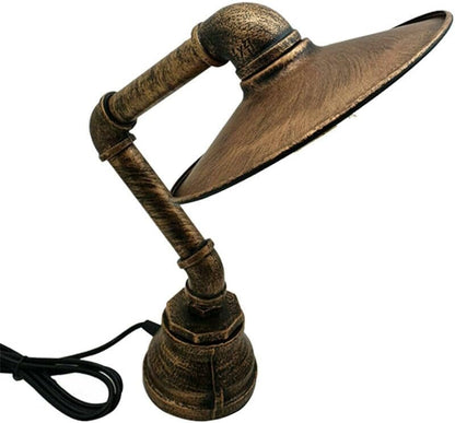 Best Steampunk Lamp Industrial Desk Table Light - Brushed Copper, Without Bulb