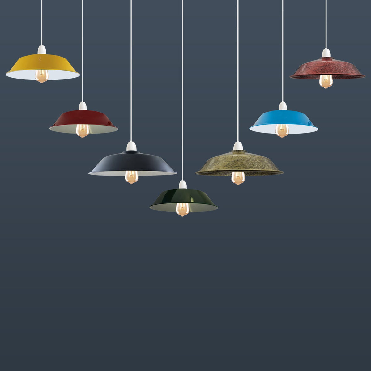 Big Top Bowl Lamp Shade 36 cm – Easy Fit, 16 Colours - photo 6