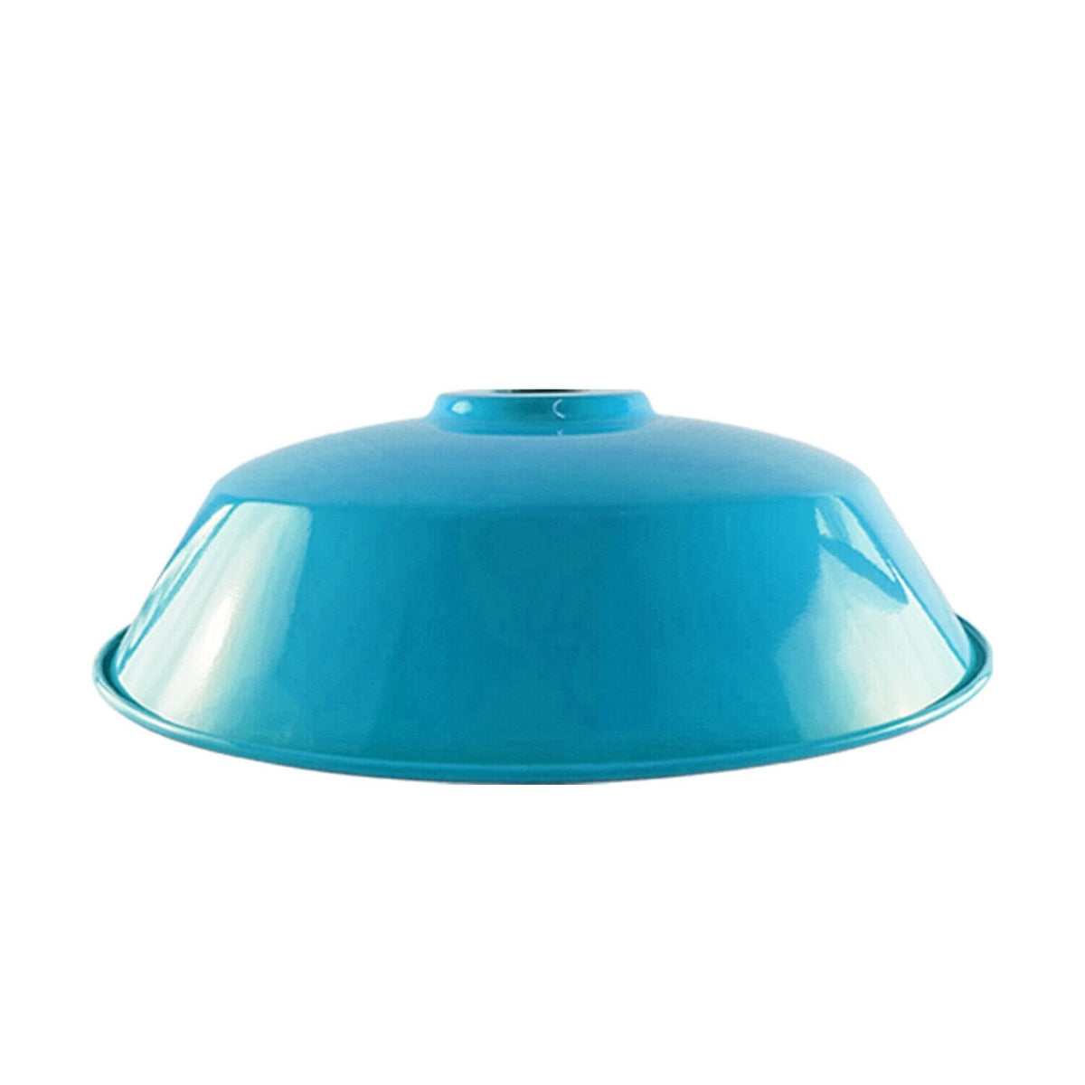 Big Top Bowl Lamp Shade 36 cm – Easy Fit, 16 Colours - Light Blue, 36 cm with Reducer Ring, Single