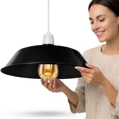 Big Top Bowl Lamp Shade 36 cm – Easy Fit, 16 Colours - photo 40