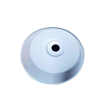 Big Top Bowl Lamp Shade 36 cm – Easy Fit, 16 Colours - White, 36 cm with Reducer Ring, Single
