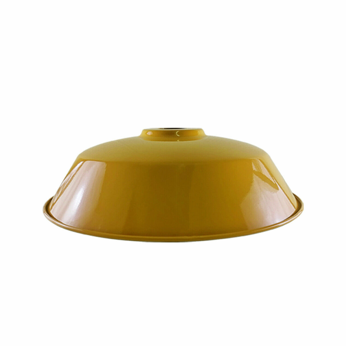 Big Top Bowl Lamp Shade 36 cm – Easy Fit, 16 Colours - Yellow, 36 cm, Shade Only, Single
