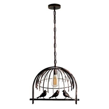 Bird Cage Lamp Shade - Brushed Copper, Standard, Single
