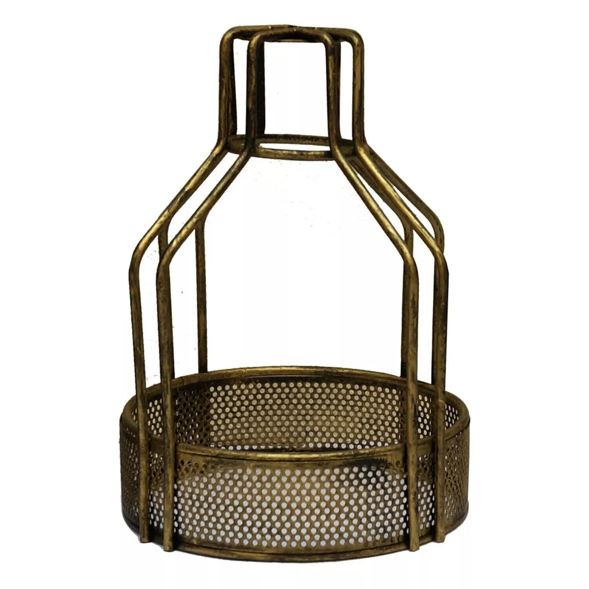 Bird Cage & Dome Wire Lamp Shade – Easy Fit, 2 Styles - Brushed Brass, Standard, Single