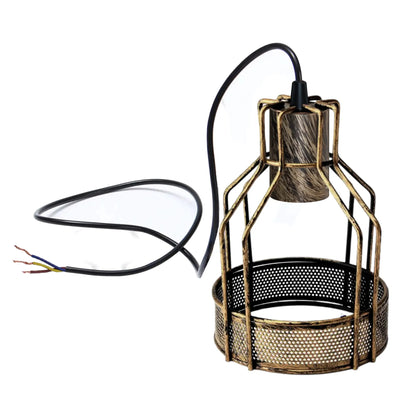 Bird Cage & Dome Wire Lamp Shade – Easy Fit, 2 Styles - Brushed Copper, Standard, Single