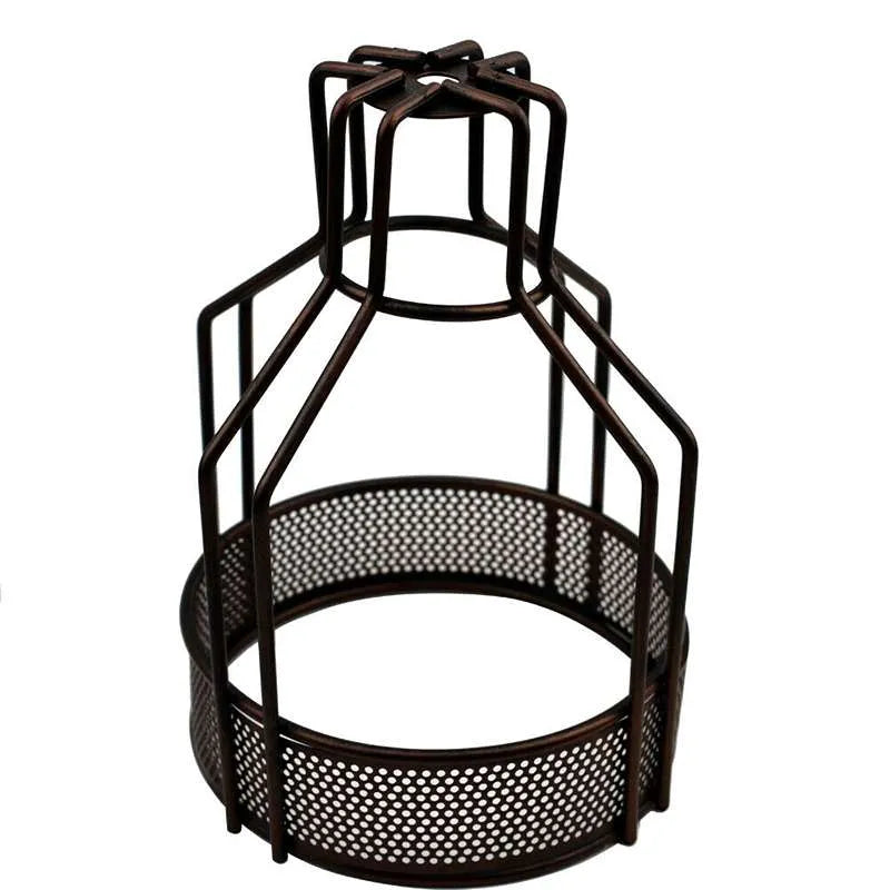 Bird Cage & Dome Wire Lamp Shade – Easy Fit, 2 Styles - Rustic Red, Standard, Single