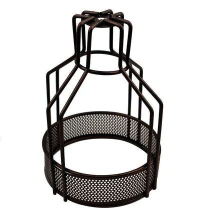 Bird Cage & Dome Wire Lamp Shade – Easy Fit, 2 Styles - Rustic Red, Standard, Single