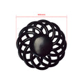 Black Birdcage Round Cabinet Knob – 45 mm, Spiral Iron, 1, 2 or 3 Knobs