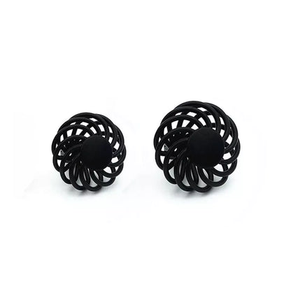 Black Birdcage Round Cabinet Knob – 45 mm, Spiral Iron, 1, 2 or 3 Knobs - photo 7