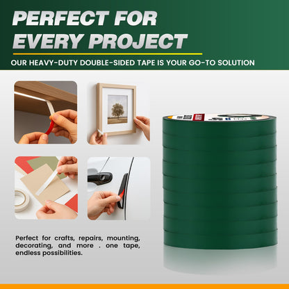 Black Foam Double-Sided Tape 2.4 cm x 5 m – High Tack, 1 to 6 Rolls - photo 7