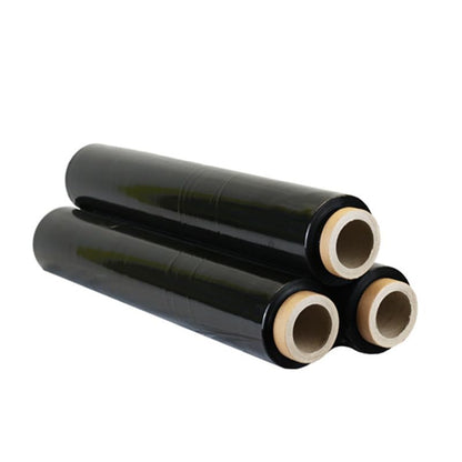 Black Pallet Stretch Wrap – 40 or 50 cm Rolls, Packs of 2 to 10 - 50 cm x 200 m, 3 Rolls