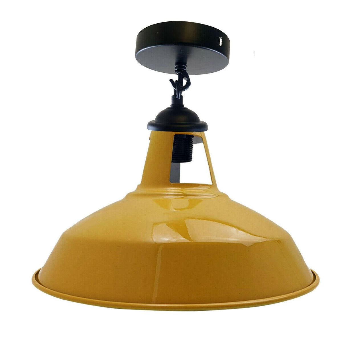 5-Light Bar Pendant – Teardrop Shades, 7 Colours or Mixes - Black, Teardrop, 2 Green, 2 Yellow & 1 Red, Without Bulb