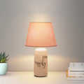 Bottle Shape Ceramic Table Lamp with Shade