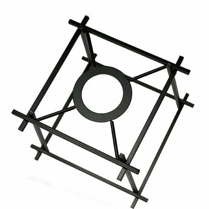 Box Cage Lamp Shade – Black, 20 cm, Easy Fit - photo 2