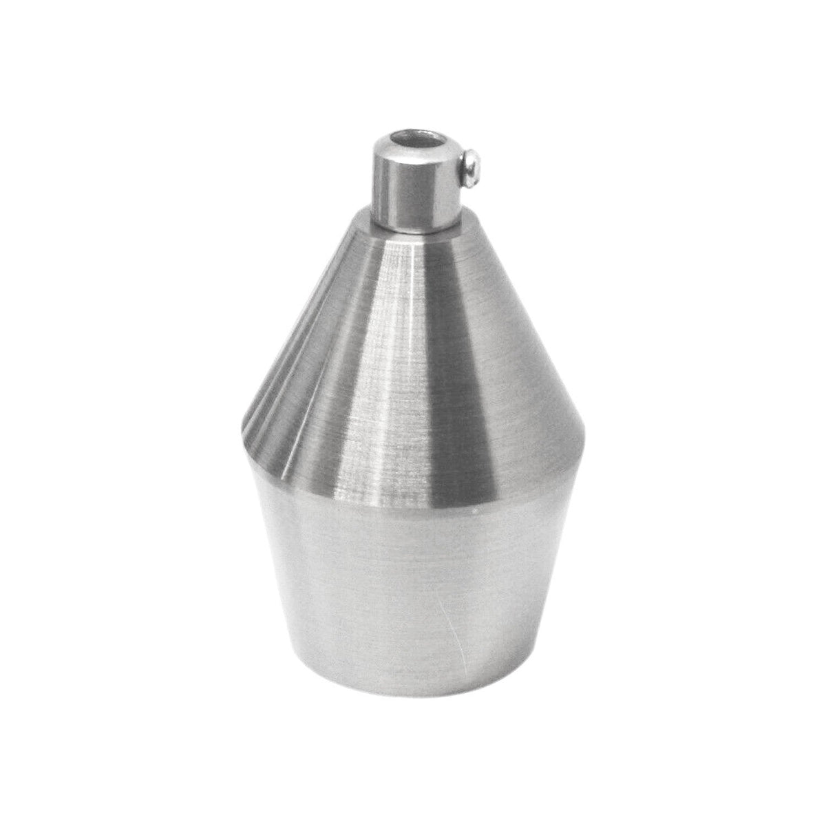 Tapered E27 Pendant Lamp Holder – Metal, 6 Finishes - Chrome, Single, Standard