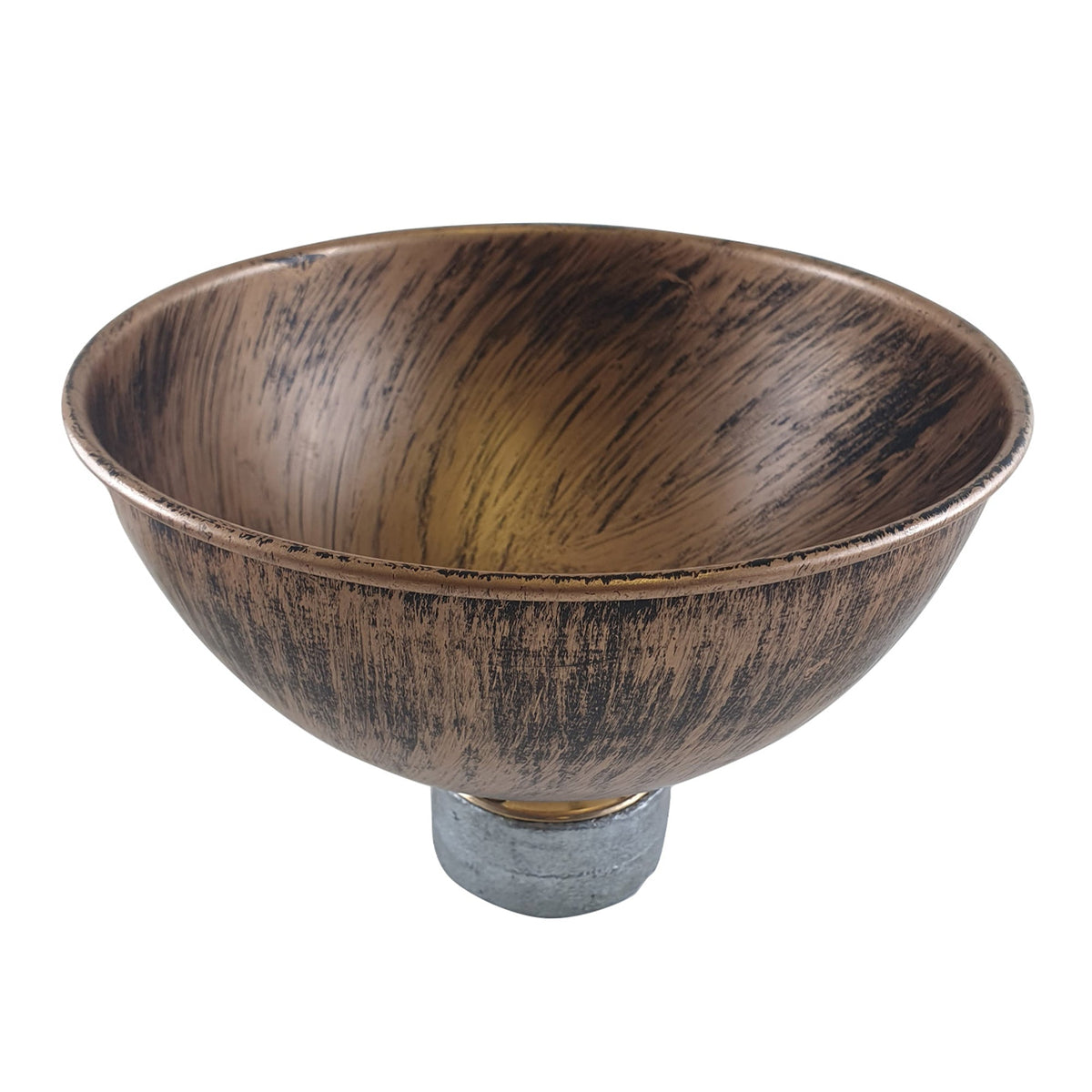 Industrial Conduit Box Ceiling Light – Brass B22, Dome or Cage Shade - photo 2