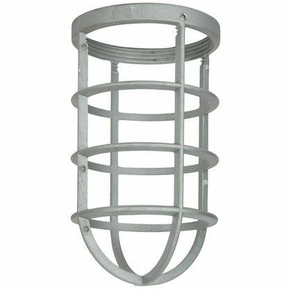 Nautical Bulkhead Cage Wall Light – Black, Copper, Silver or Grey, E27 - photo 7