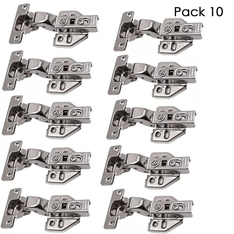 Soft Close Concealed Cabinet Hinge – 35 mm Cup, Full Overlay, 1, 5 or 10 - 10 Hinges